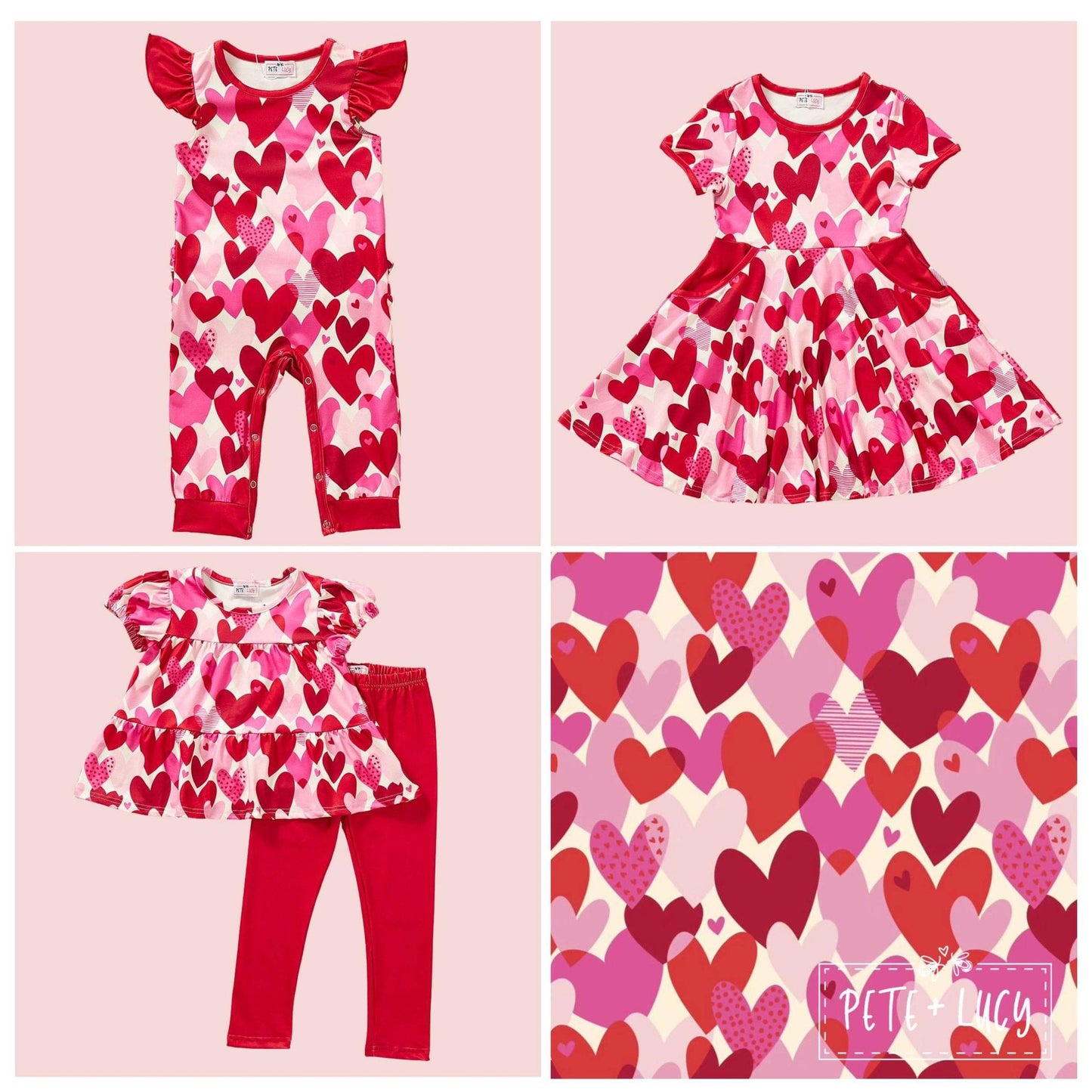 (Preorder) Valentine Vibes Dress by Pete + Lucy (NEW size chart)