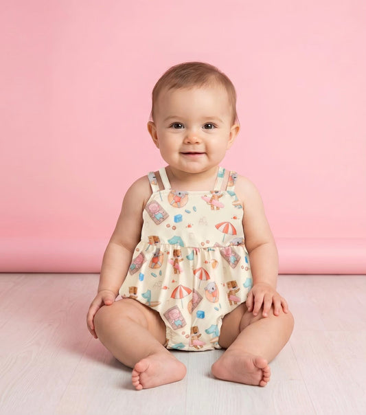 Boardwalk Buddies Infant Romper by Pete + Lucy