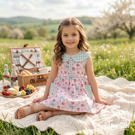 Strawberry Picnic Dress by TwoCan