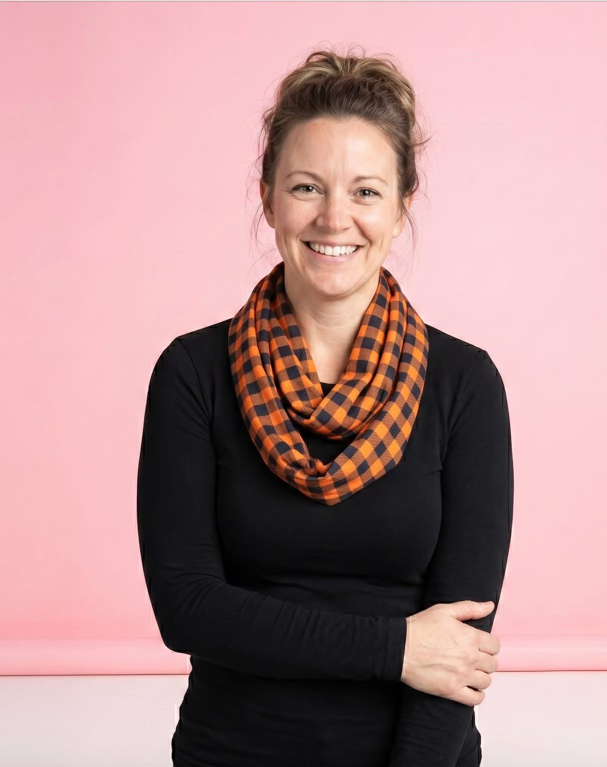 (Preorder) Harvest Gingham Ladies’ Scarf by Pete + Lucy