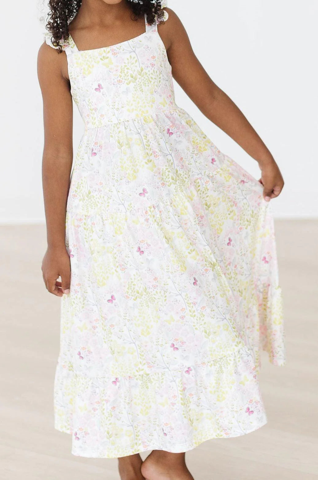 Sunny Days Ruffle Maxi Dress by Mila & Rose