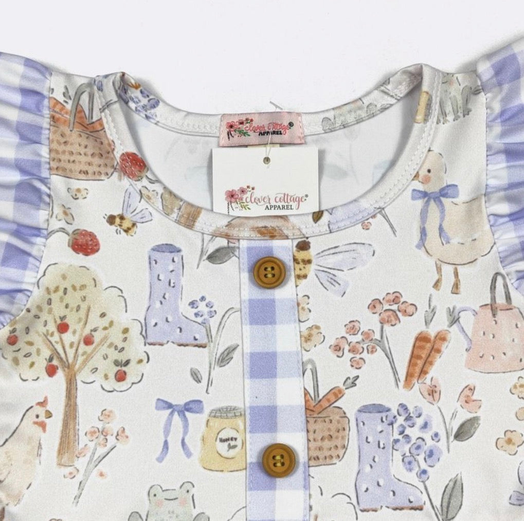 Periwinkle Farm Dress by Clover Cottage
