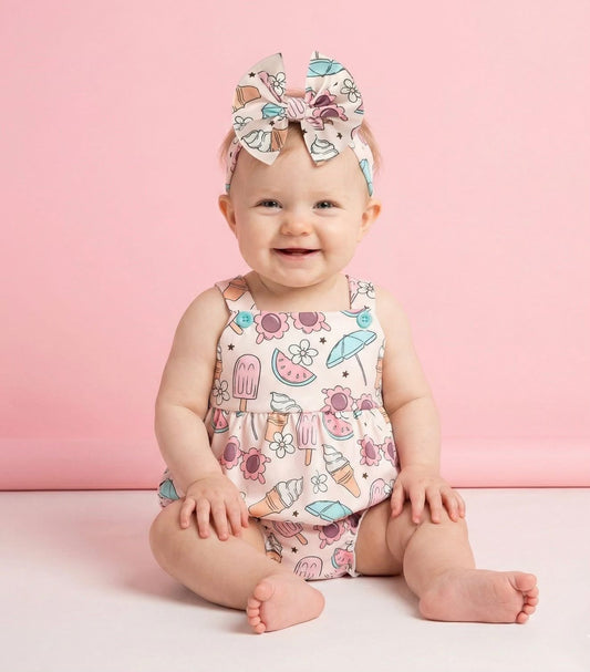 Sweet and Sunny Infant Romper by Pete + Lucy