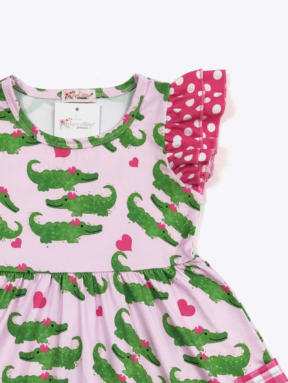 Gator Dress by Clover Cottage