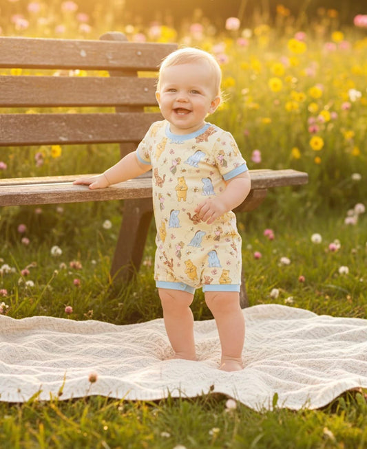 Hunnybees Boy Infant Romper by Pete + Lucy