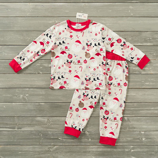 (Preorder) Santa’s Sleigh Loungewear Set by Pete + Lucy