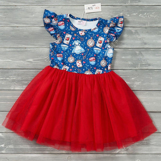(Preorder) Wonderland Whimsies Tulle Dress by Pete + Lucy