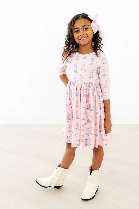 Ribbons & Rodeos Pocket Twirl Dress by Mila & Rose