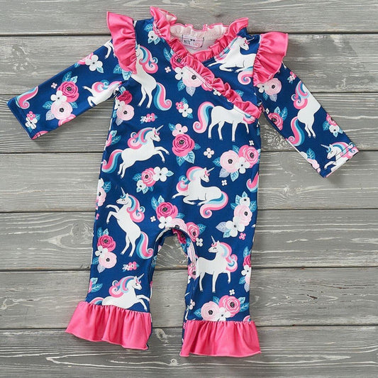 Midnight Meadow Magic Infant Romper by Pete + Lucy