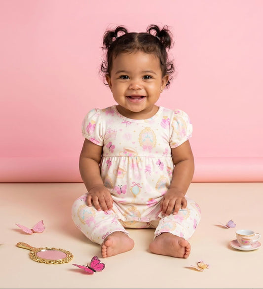 Royal Daydream Infant Romper by Pete + Lucy