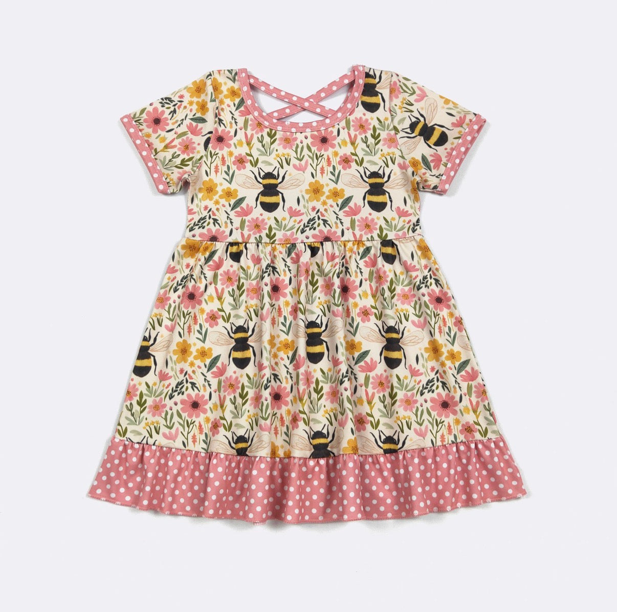 Bee Blooms Dress by Clover Cottage