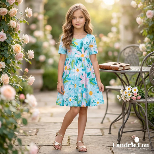 Daisy Breeze All Day Twirl Dress by Landrie Lou