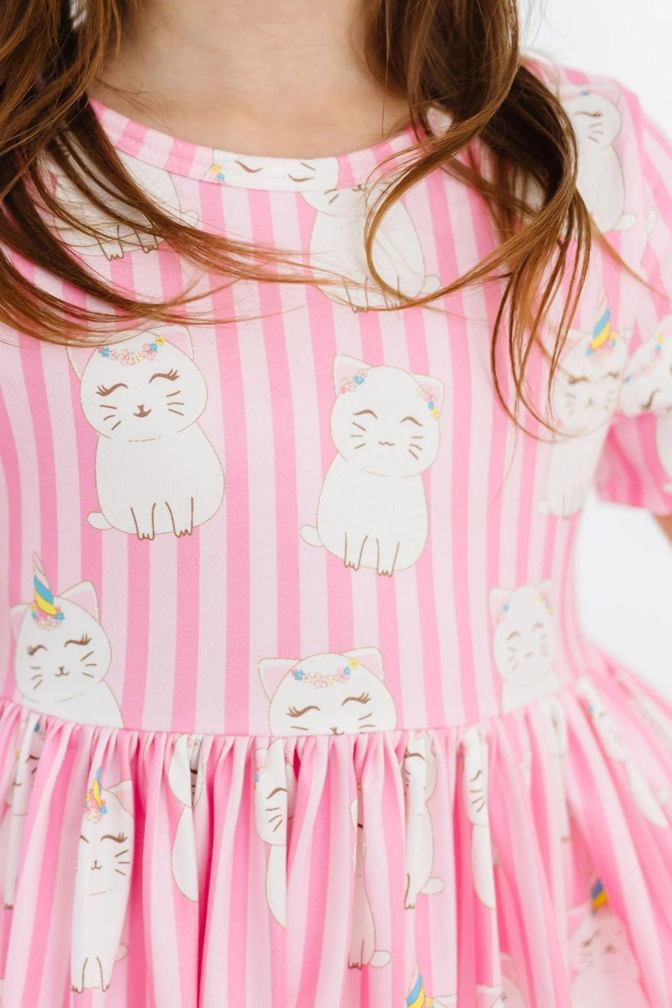 Kittycorn Pocket Twirl Dress by Mila & Rose