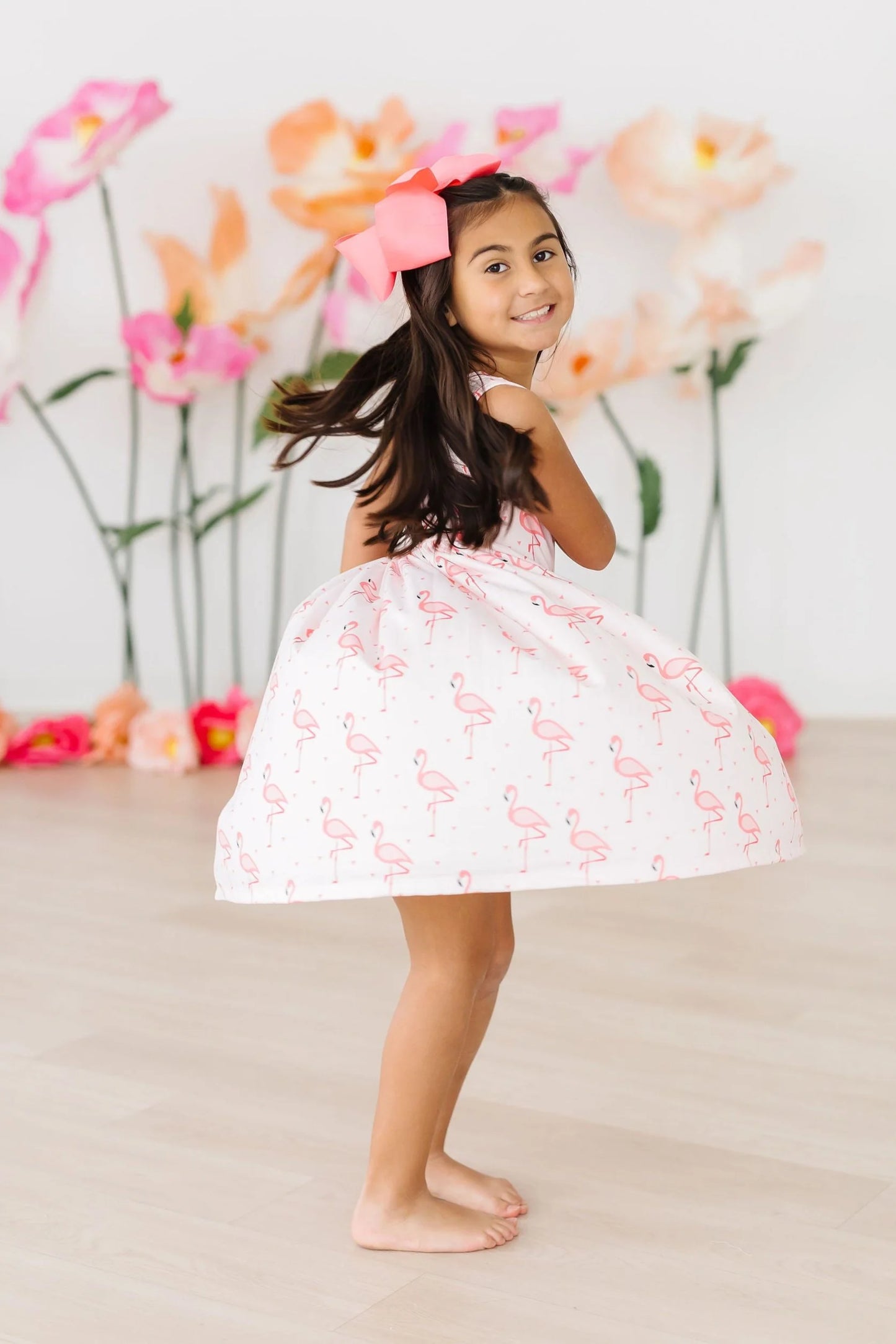 Pink Paradise Tank Twirl Dress by Mila & Rose