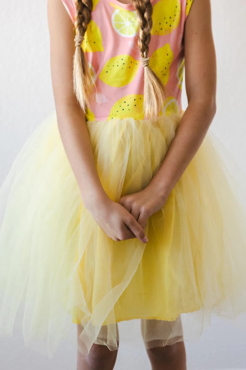Lemon Squeezy Tank Tulle Dress by Mila & Rose