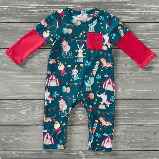 Greatest Show Boy’s Infant Romper by Pete + Lucy