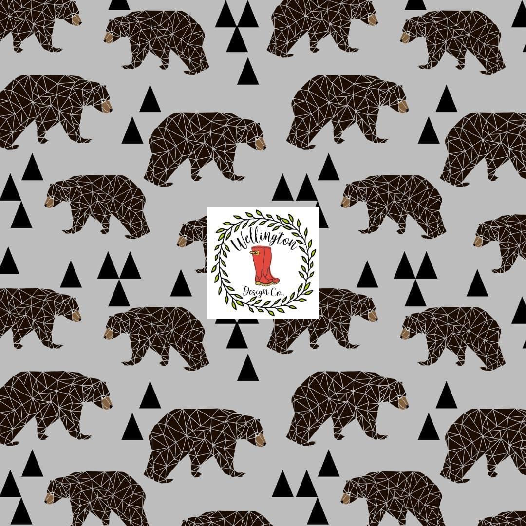 Black Bears Quarter Zip Shirt by TwoCan