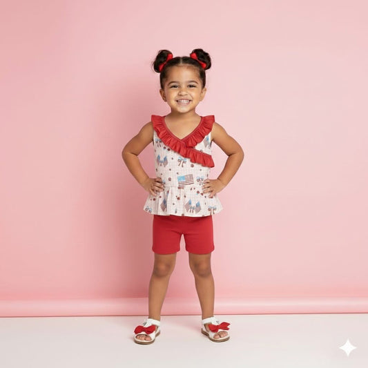 All American Darling Short Set by Pete + Lucy