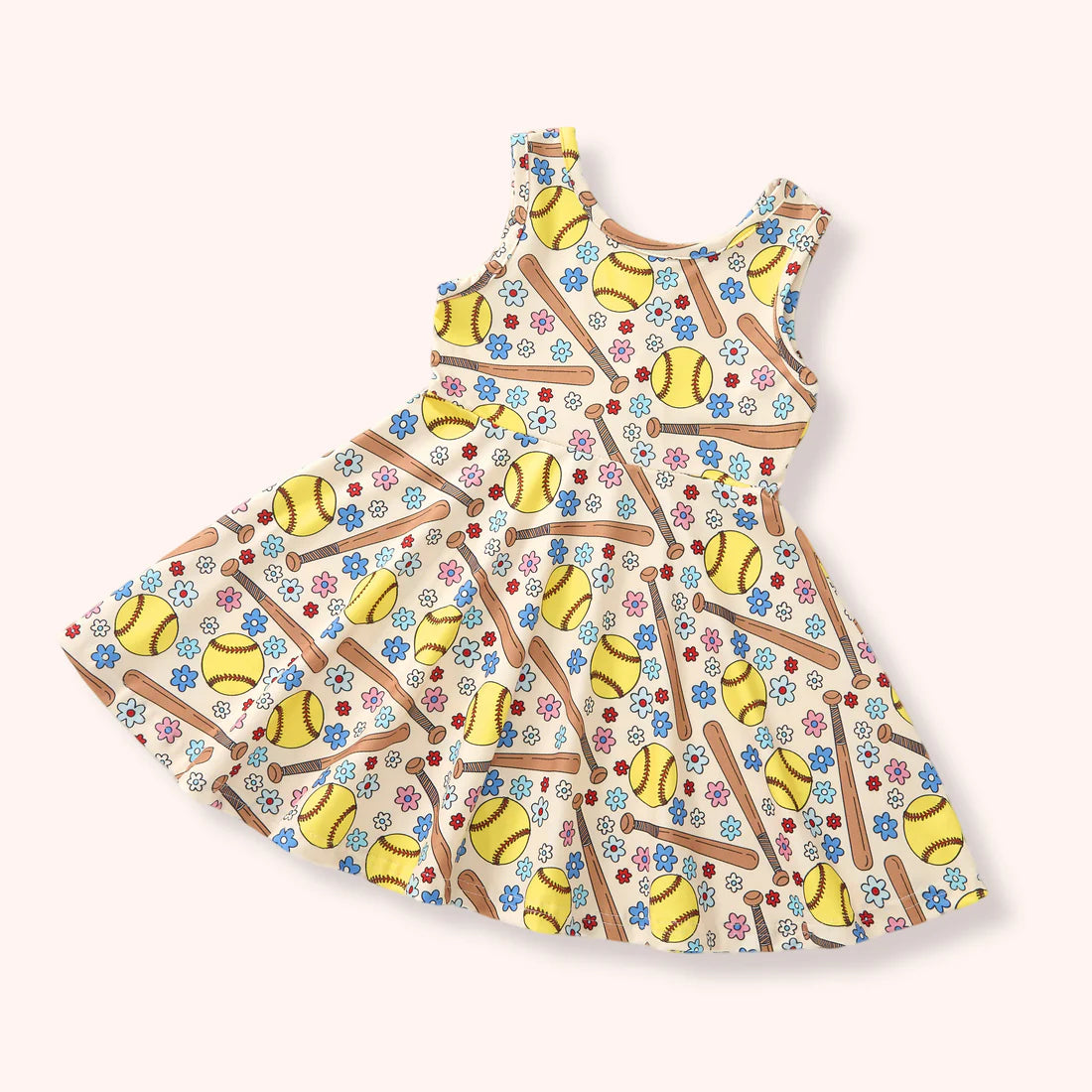 Softball Stitches Dress by Pete + Lucy