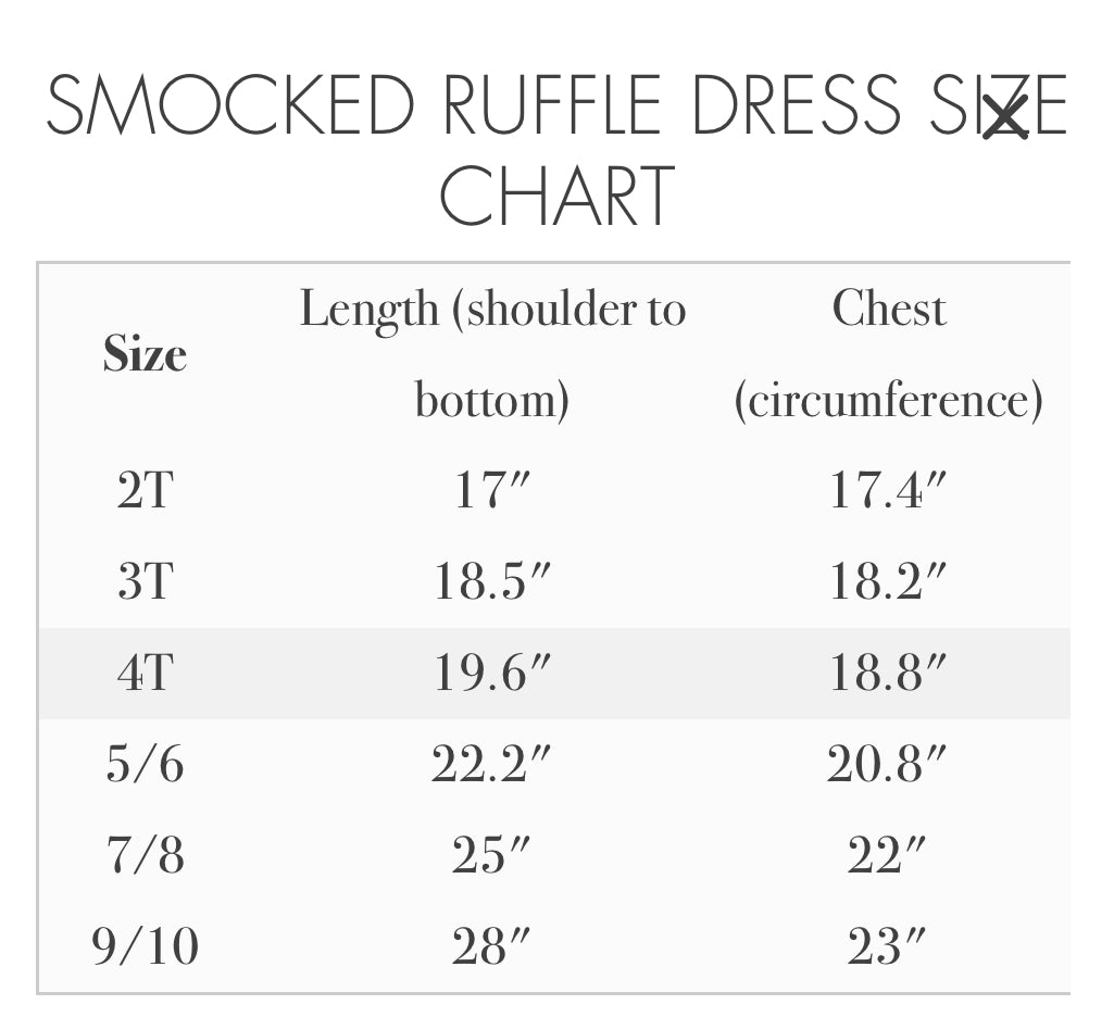 Cloud 9 Smocked Ruffle Dress by Mila & Rose