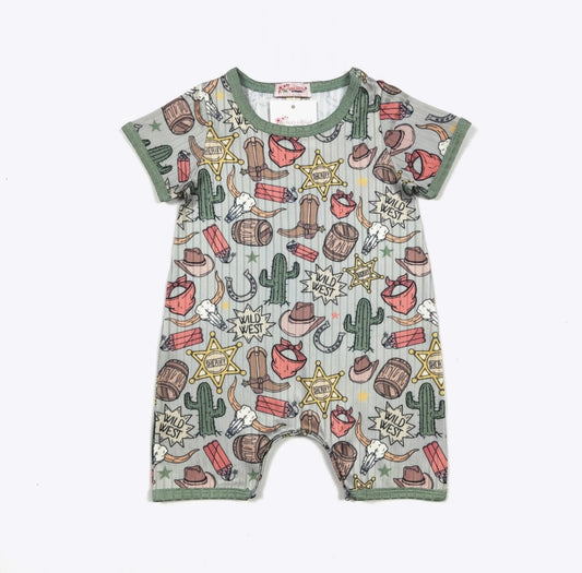 Wild West Infant Romper by Clover Cottage