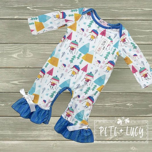 On the Slopes Infant Romper by Pete + Lucy