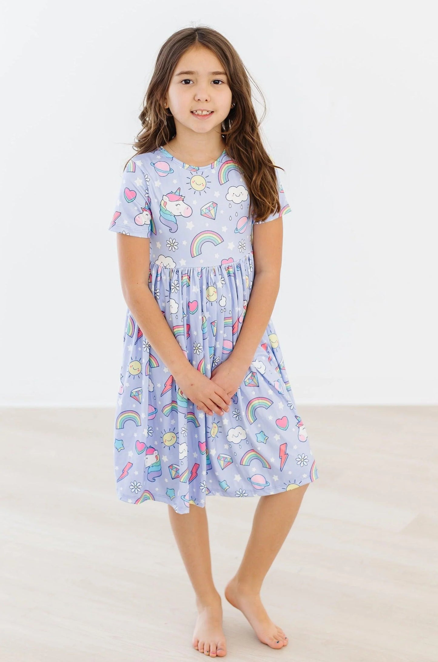 Galactic Unicorns Twirl Dress by Mila & Rose