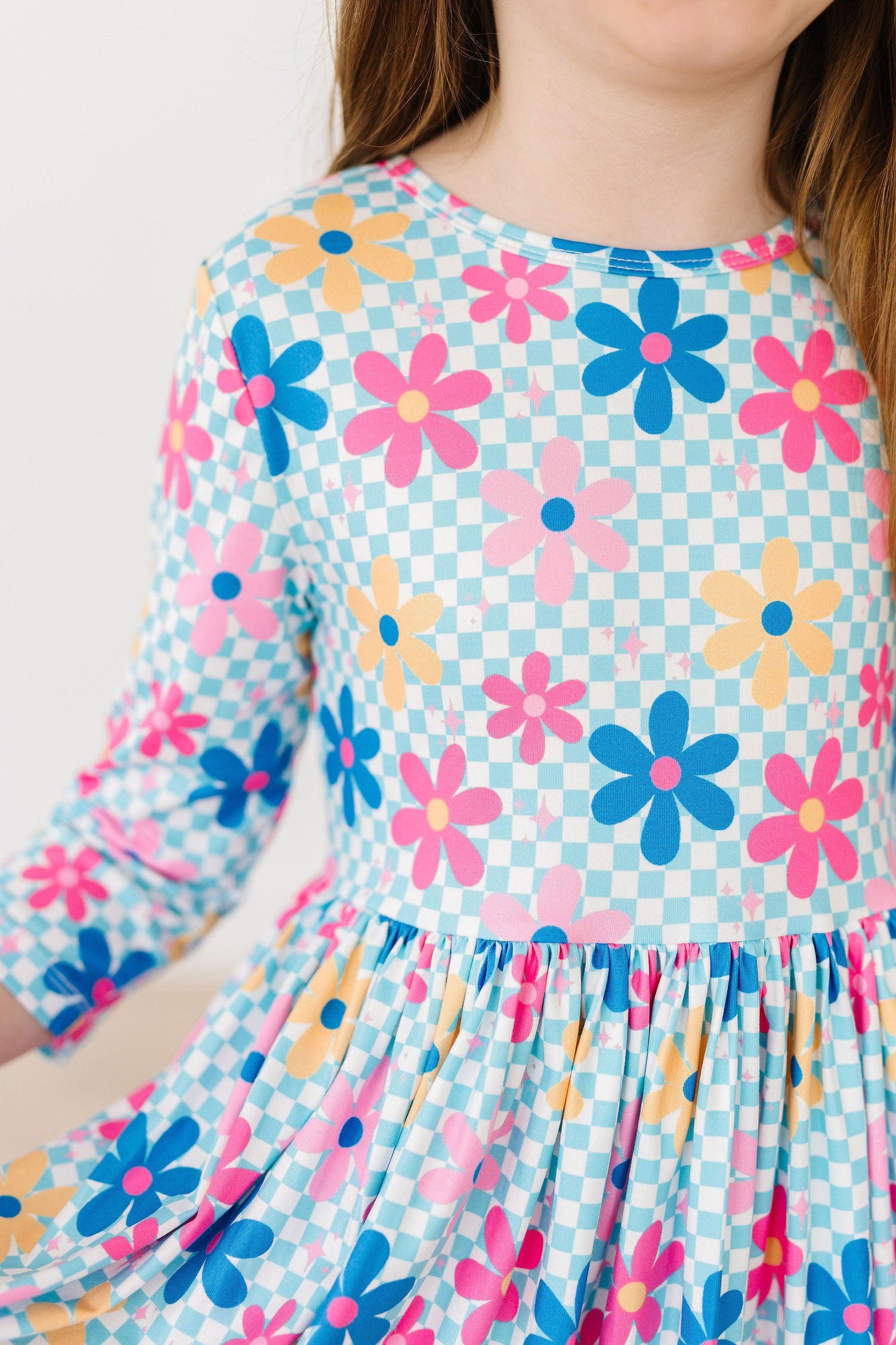 Crazy Daisy Pocket Twirl Dress by Mila & Rose