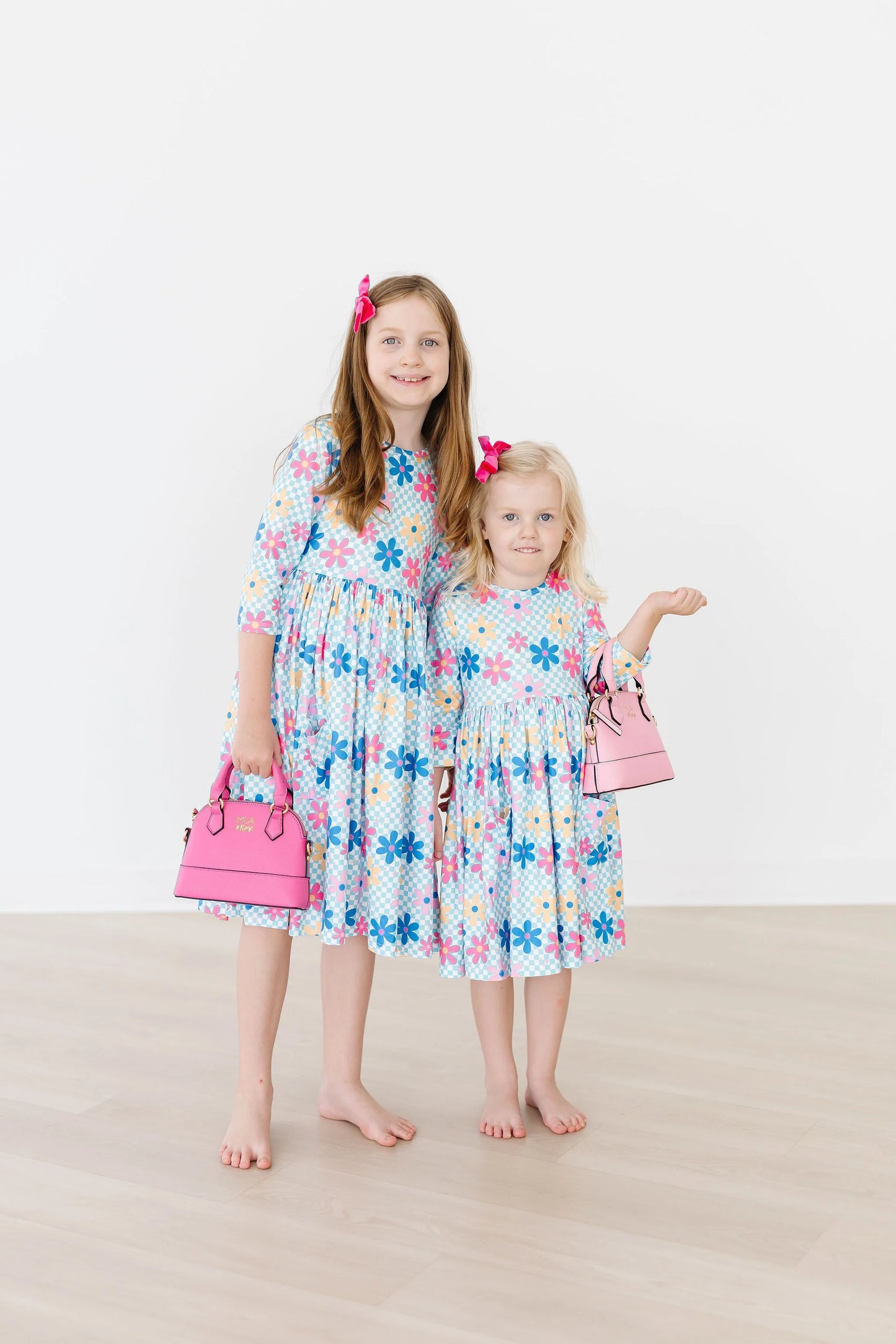 Crazy Daisy Pocket Twirl Dress by Mila & Rose