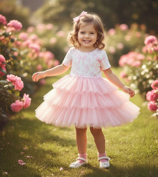 Vintage French Fairytale Tulle (Pink) by Pete + Lucy