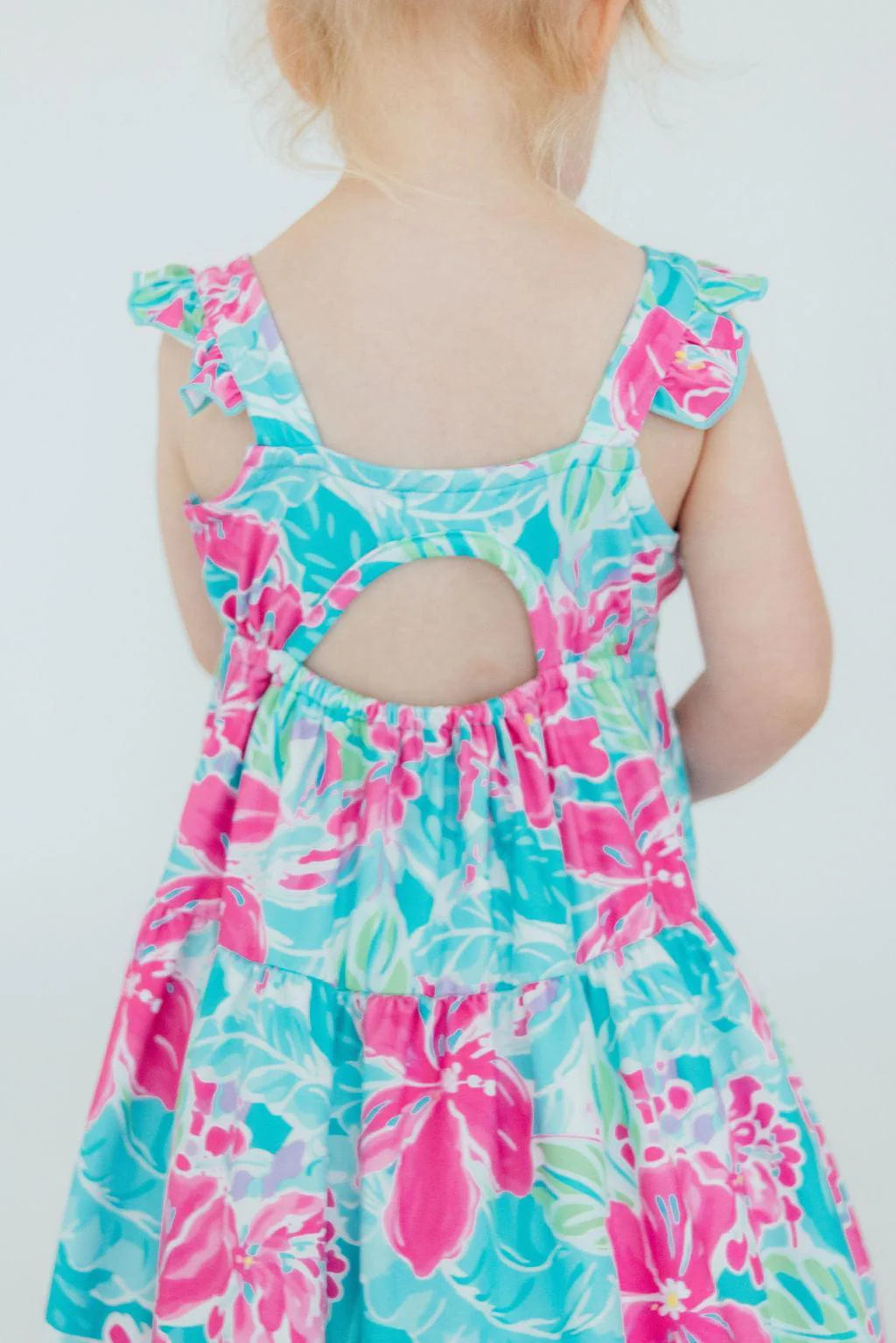 Tropical Punch Ruffle Maxi Dress by Mila & Rose