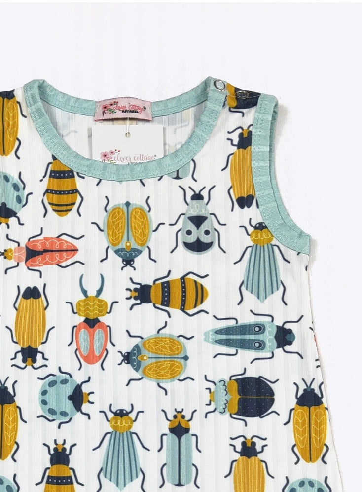 Insects Infant Romper by Clover Cottage