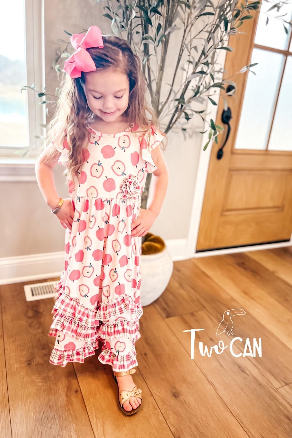 Back to School Apple Maxi Dress by TwoCan