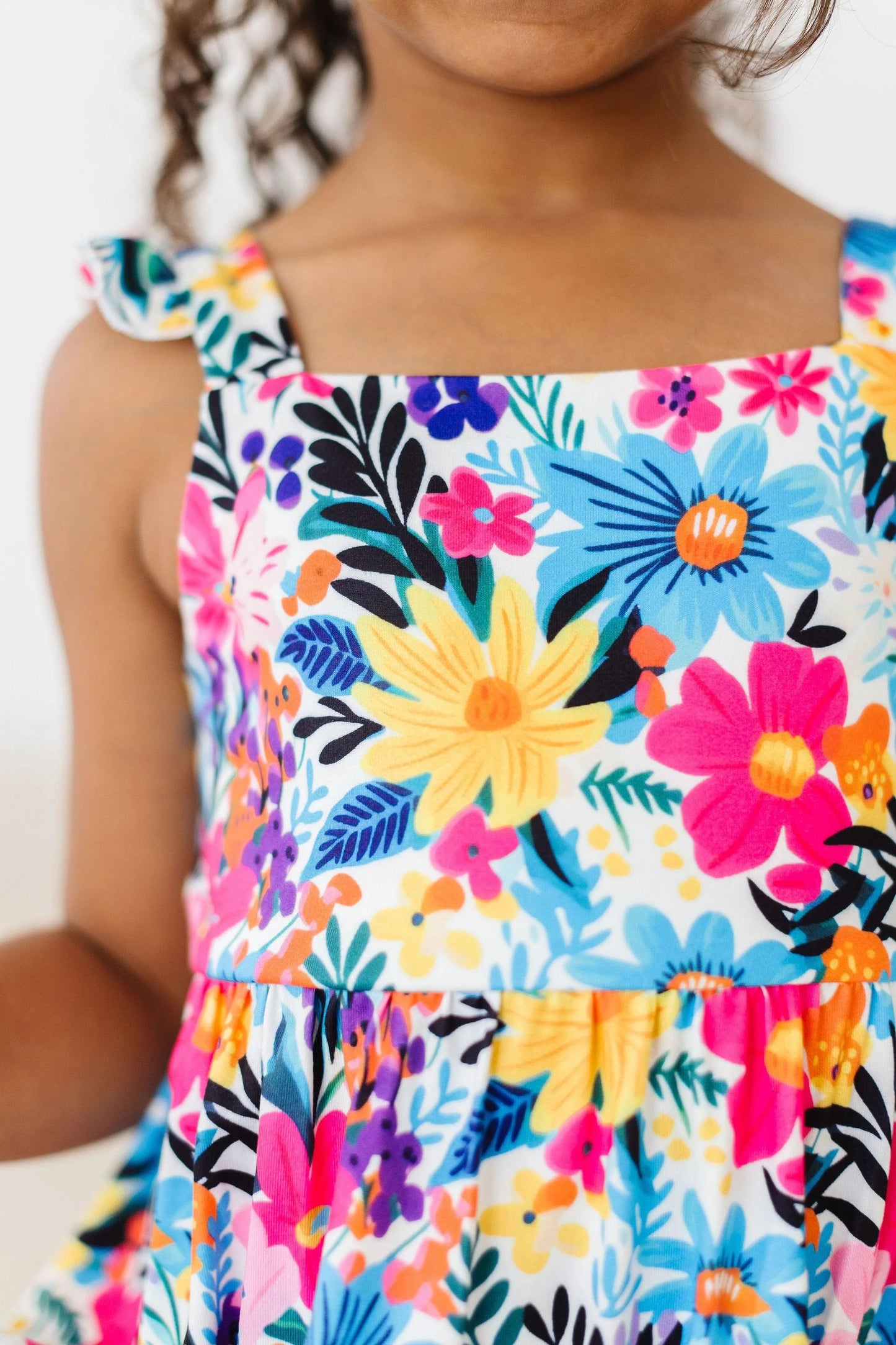 Petal Paradise Ruffle Maxi Dress by Mila & Rose
