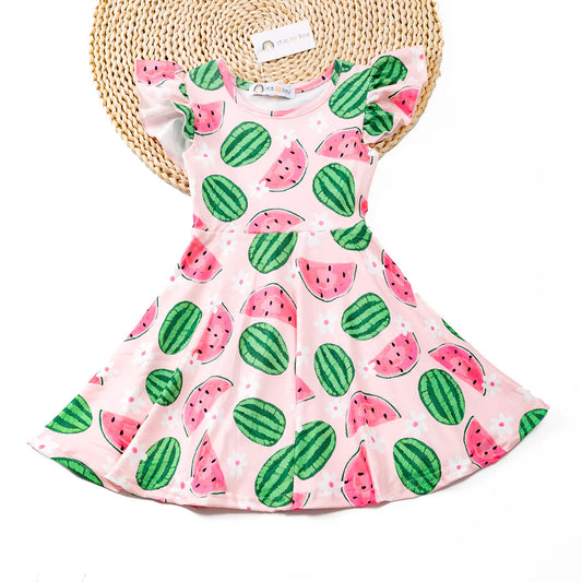 Happy Watermelon Dress by Okie & Lou