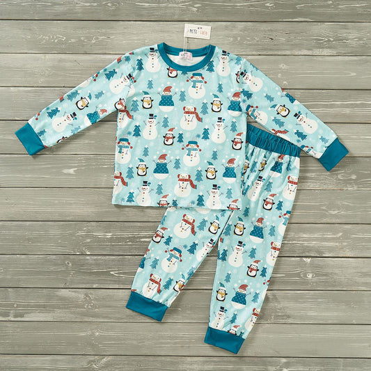 (Preorder) Frosty Family Kids’ Loungewear Set by Pete + Lucy