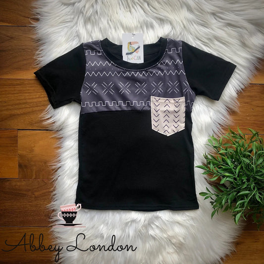 Tribal Vibes Pocket Tee by TwoCan