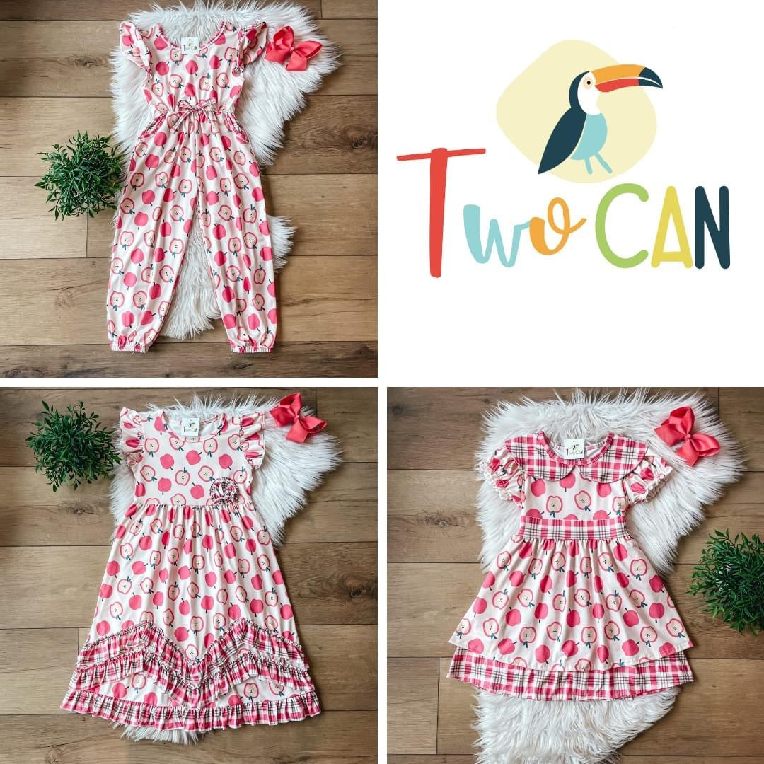 Back to School Apple Dress by TwoCan