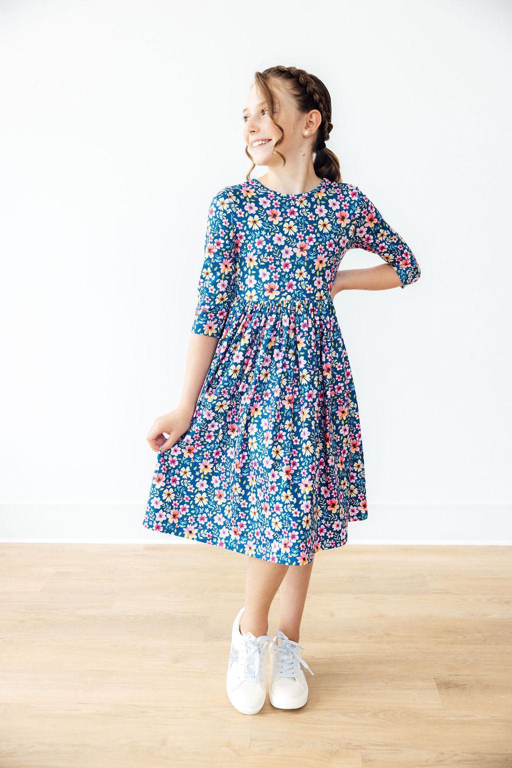 Rainforest Blooms Twirl Dress by Mila & Rose