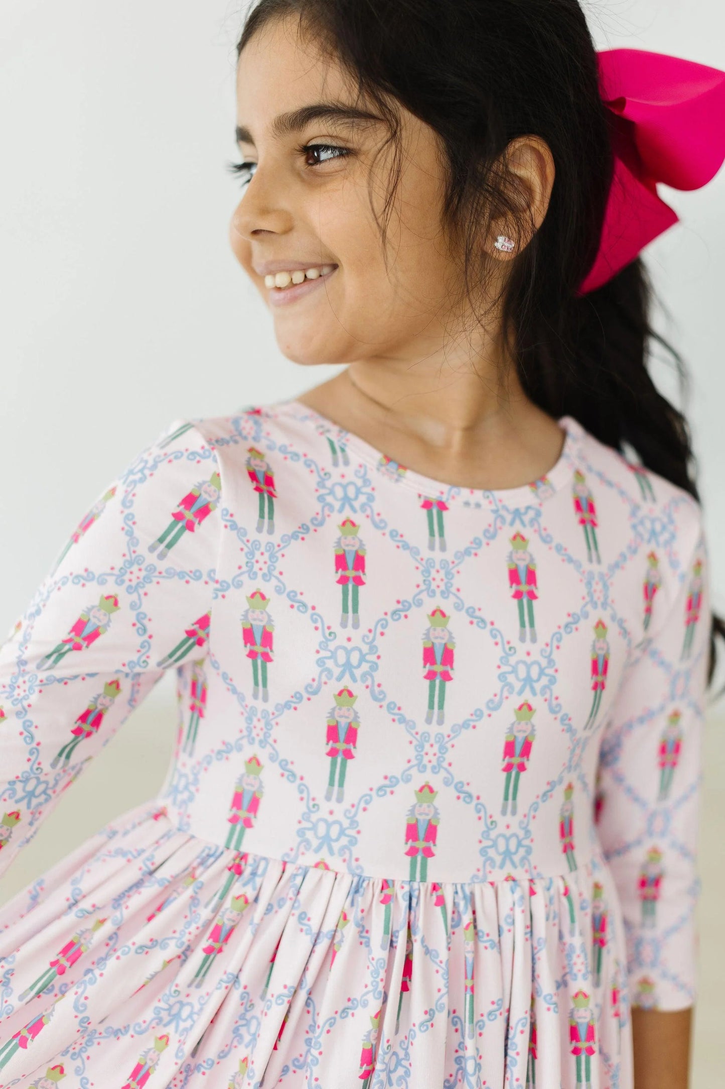 Pink Nutcracker Pocket Twirl Dress by Mila & Rose