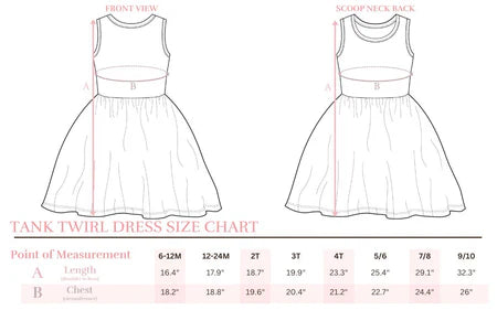 Party in the USA Tank Twirl Dress by Mila & Rose