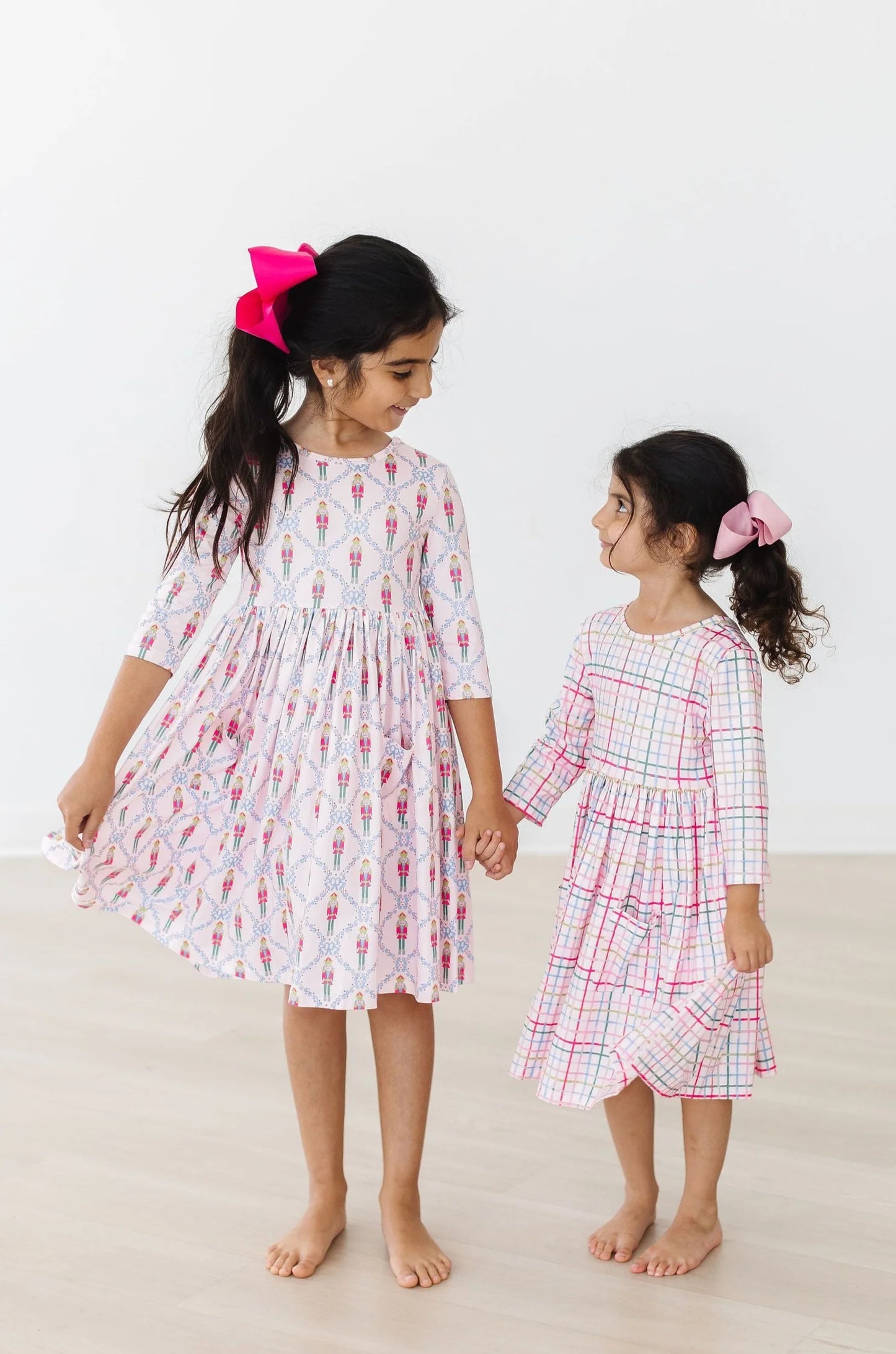 Pink Nutcracker Pocket Twirl Dress by Mila & Rose