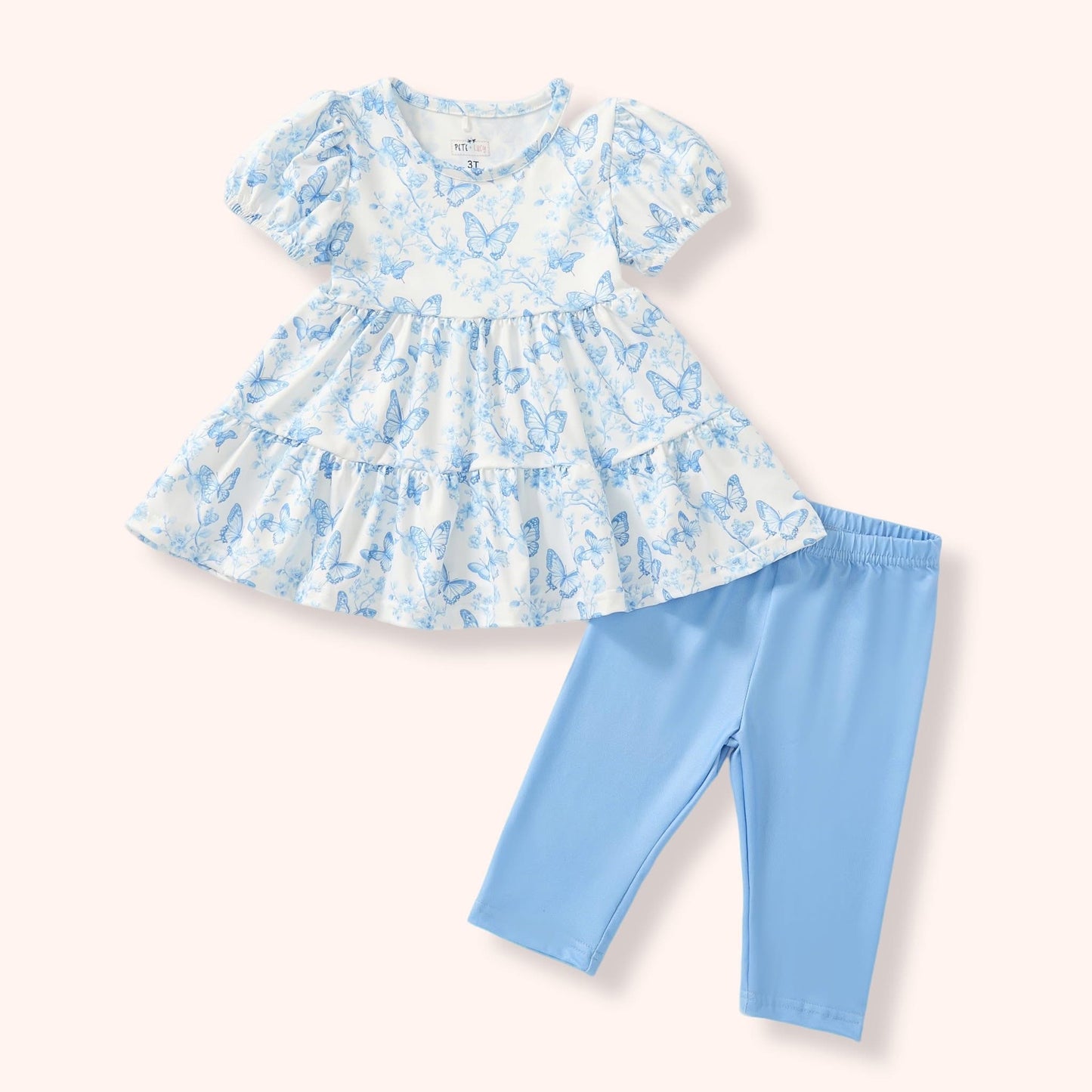 Vintage French Fairytale Capri Set (Blue) by Pete + Lucy