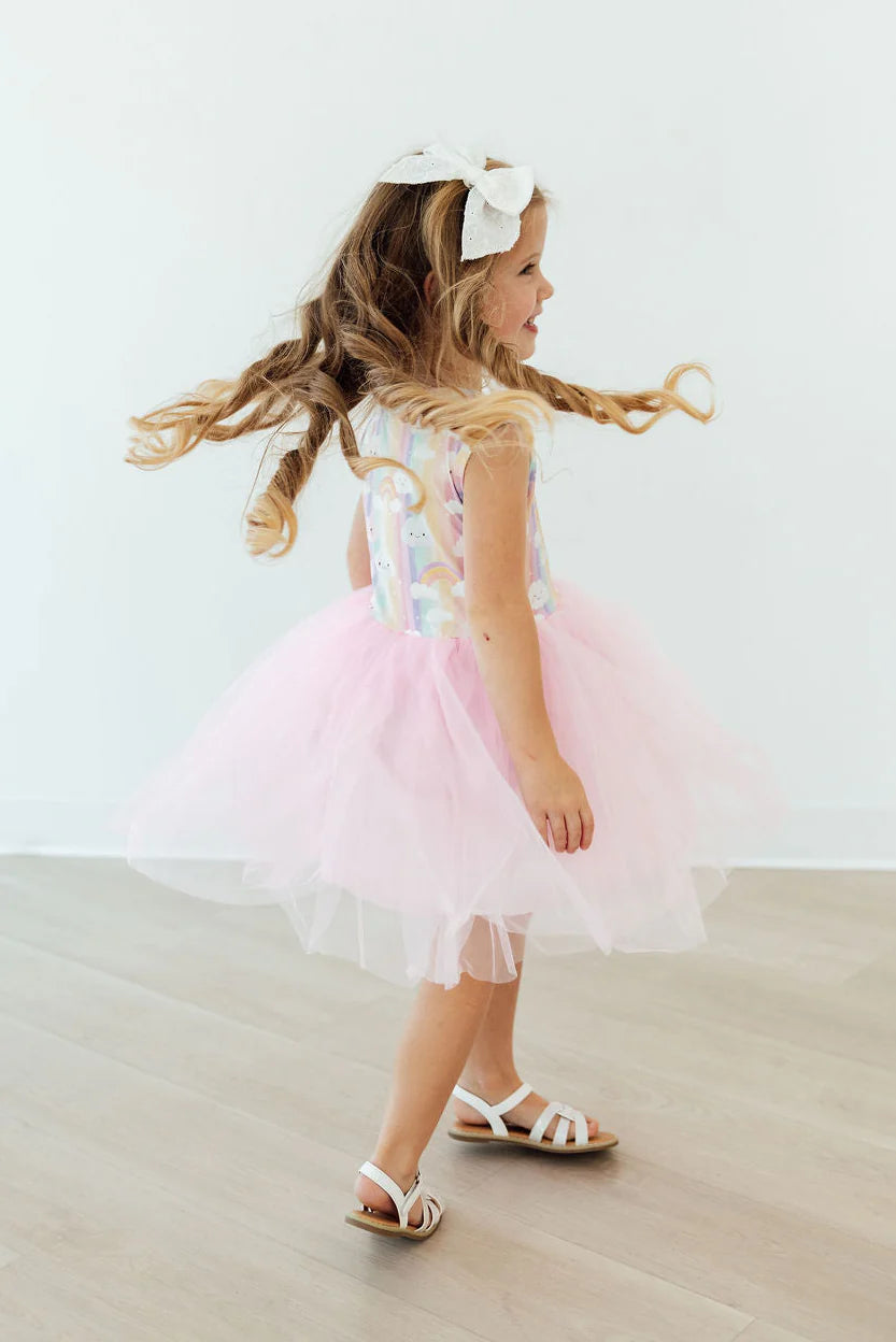 Rainbow Skies Tank Tulle Dress by Mila & Rose