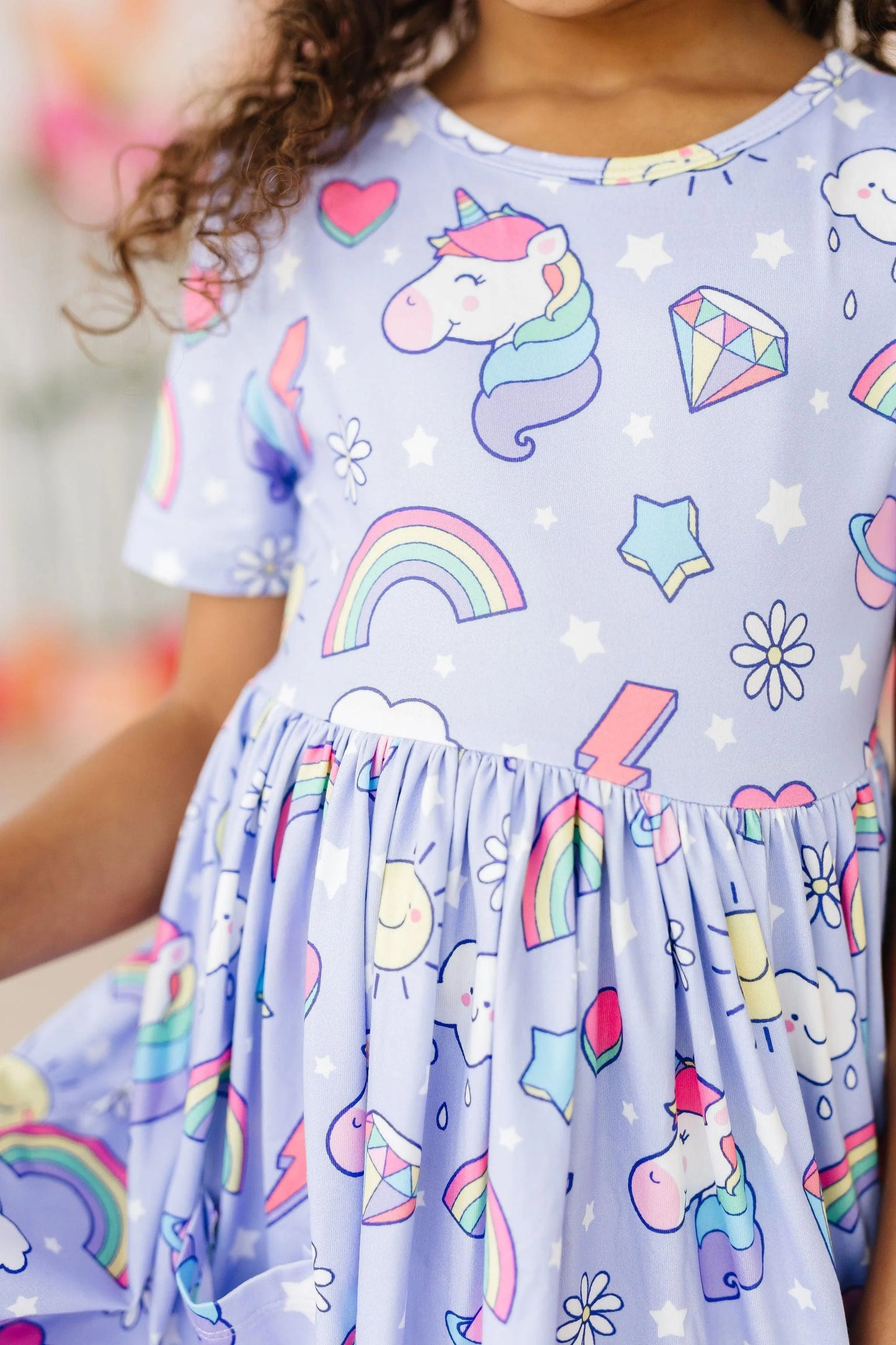 Galactic Unicorns Twirl Dress by Mila & Rose