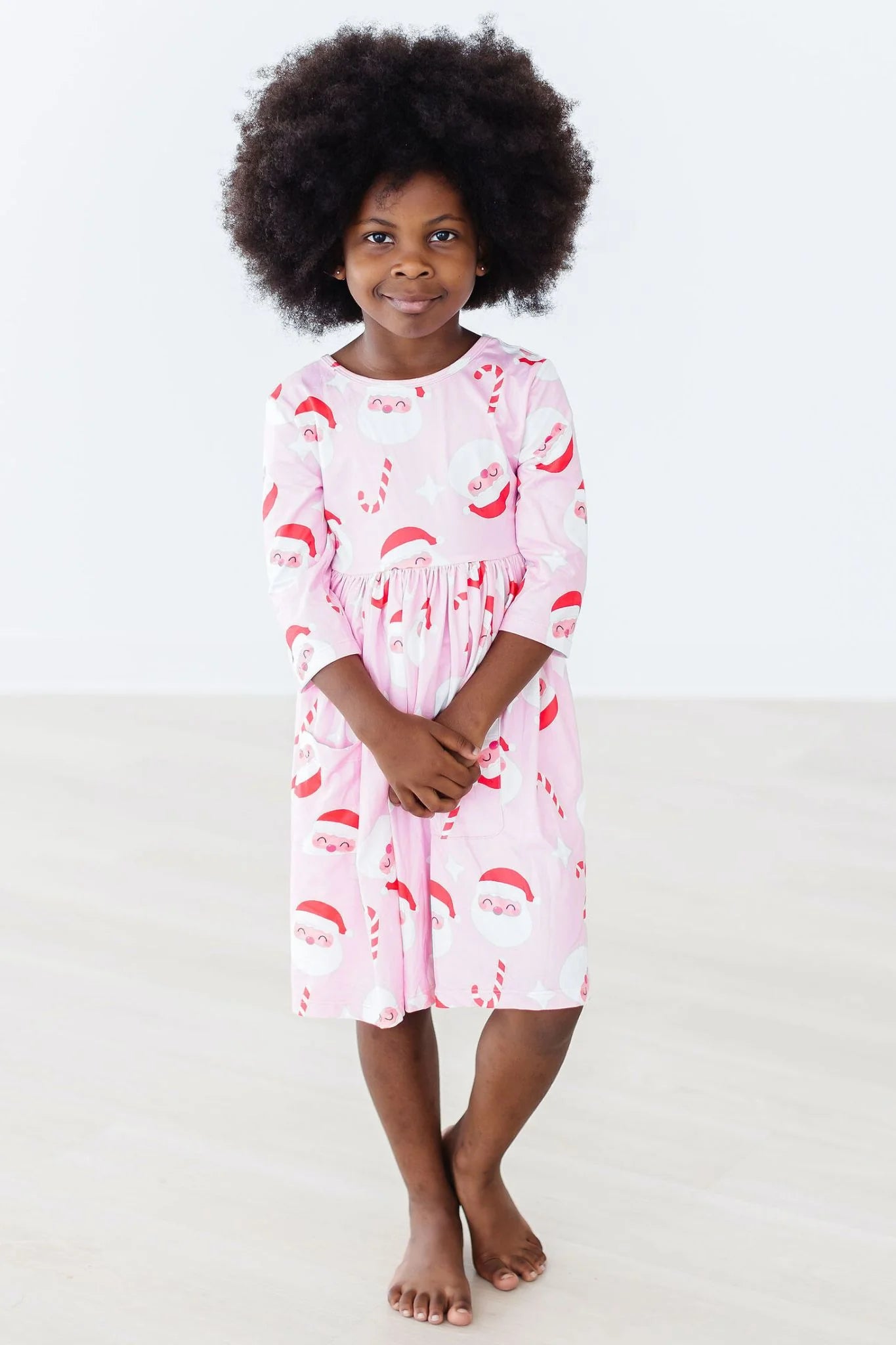 Jingle Bells Pocket Twirl Dress by Mila & Rose