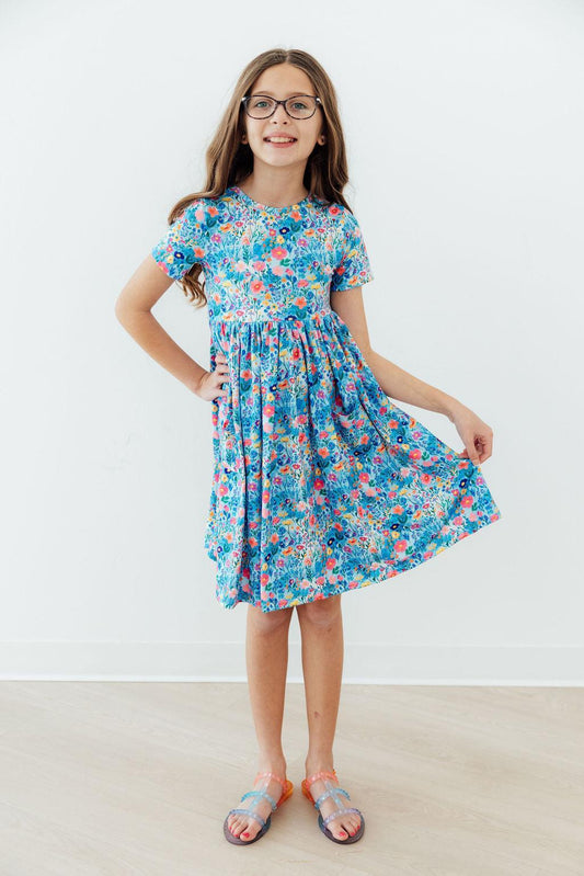 Blooming in Wonderland Pocket Twirl Dress by Mila & Rose