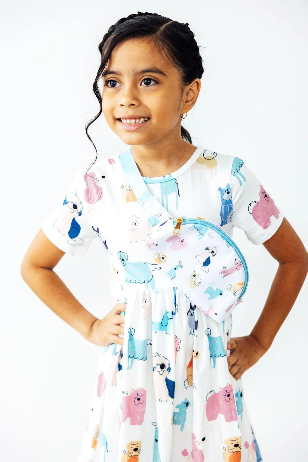 Puppy Pals Pocket Twirl Dress by Mila & Rose