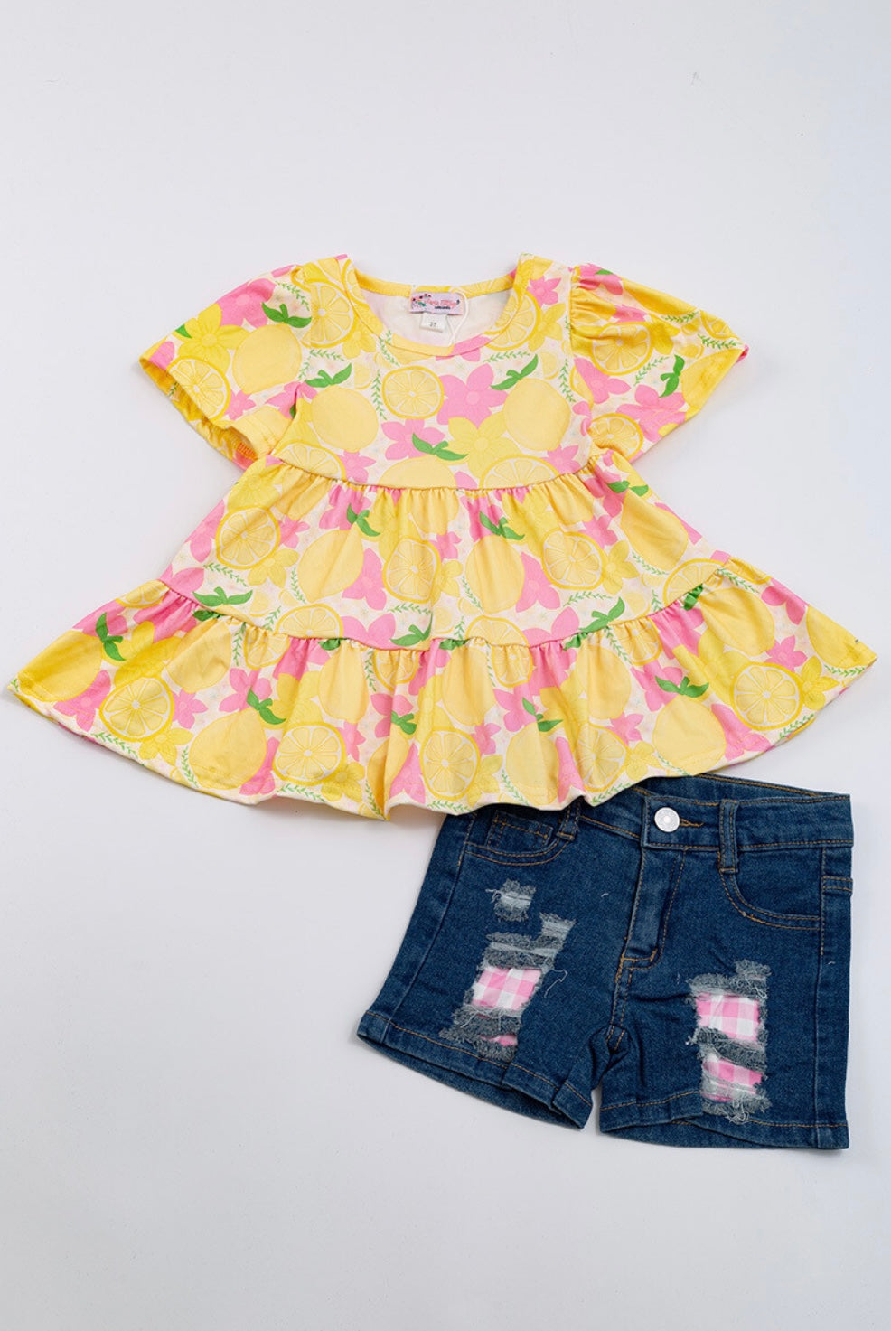 Pink Lemon Short Set by Clover Cottage