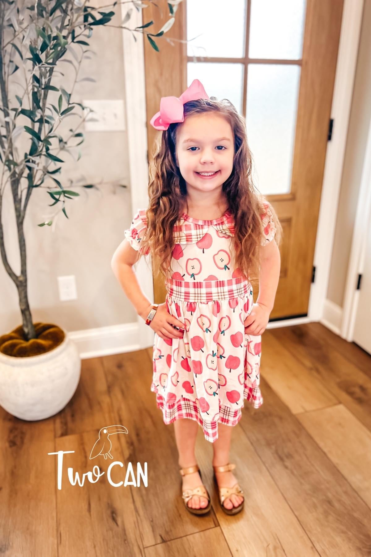 Back to School Apple Dress by TwoCan